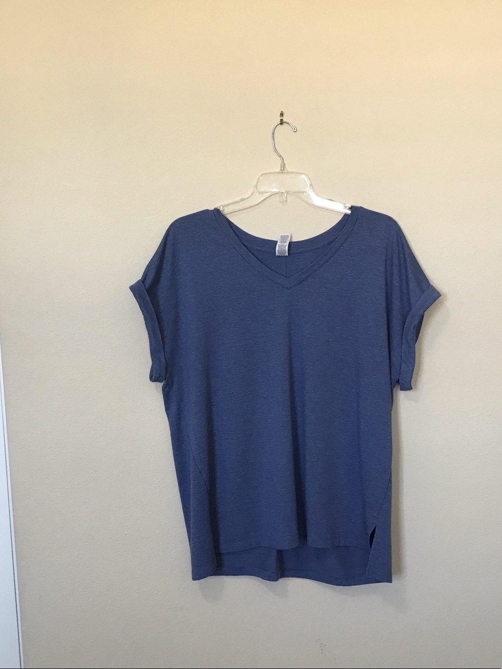 RBX Women's Short Sleeve V-Neck Tee - Denim Blue